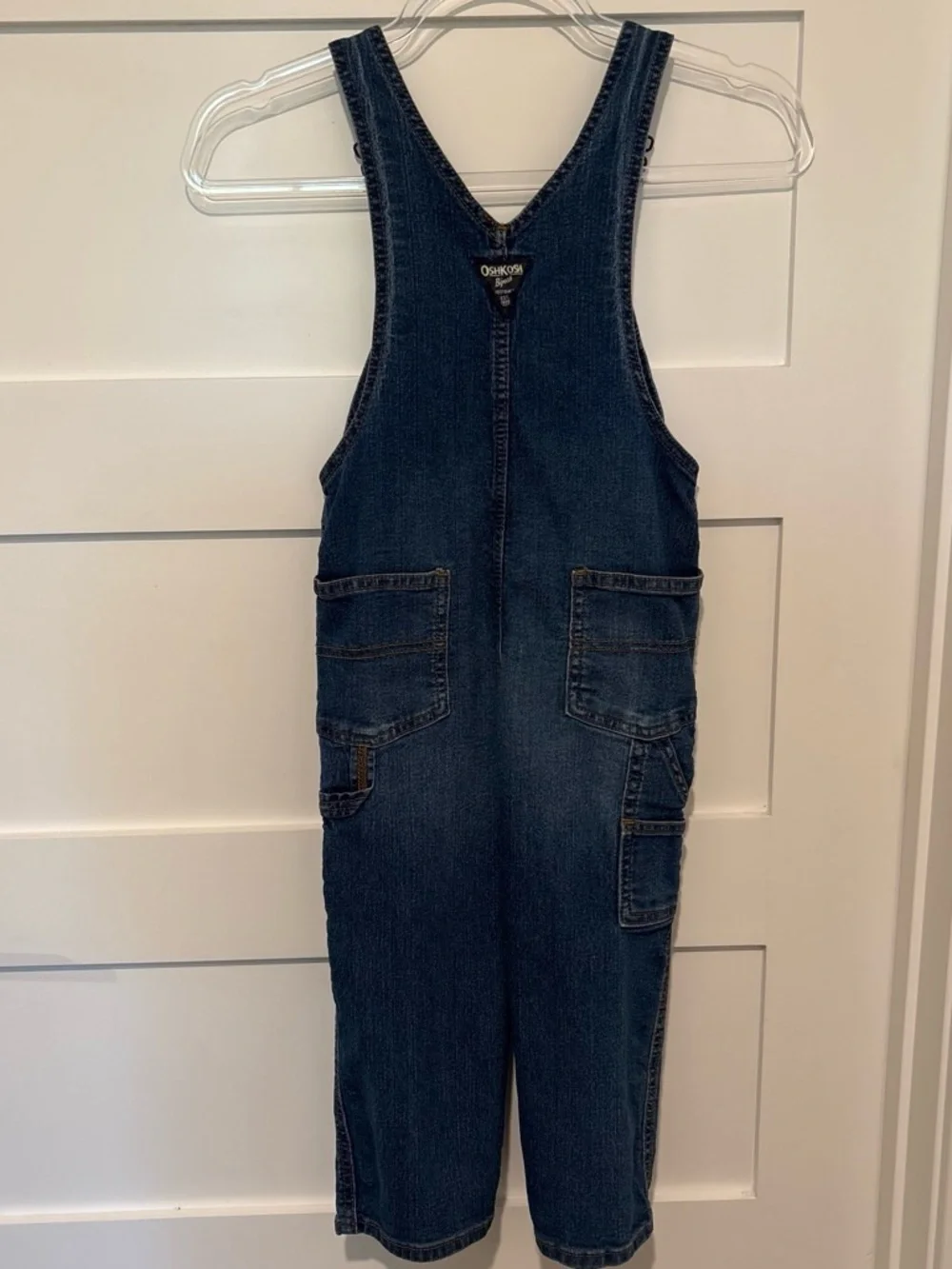 OshKosh B'gosh Navy Blue Denim Kids Overalls
